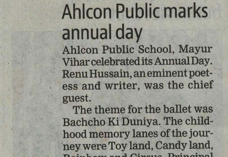 Ahlcon Public School marks Annual Day